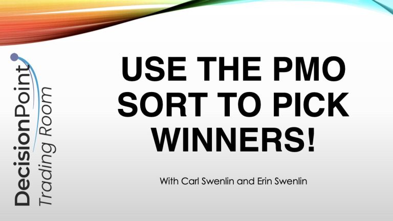 DP Trading Room: Use a Price Momentum Oscillator (PMO) Sort to Find Winners!
