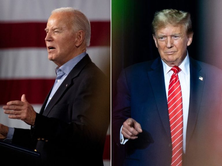 Biden and Trump, in dueling rallies, go on the attack in Georgia