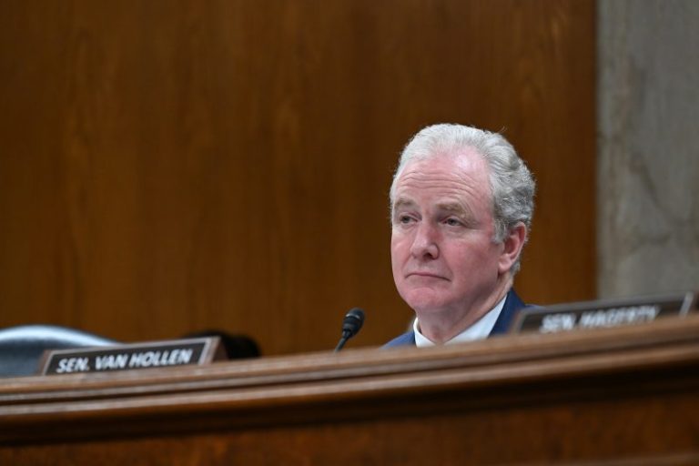 Van Hollen pushes Israel for more Gaza aid and against ‘war crimes’