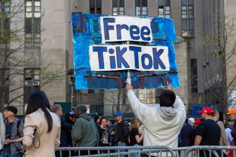 Trump continues his reversal on TikTok, accusing Biden of wanting to ban it
