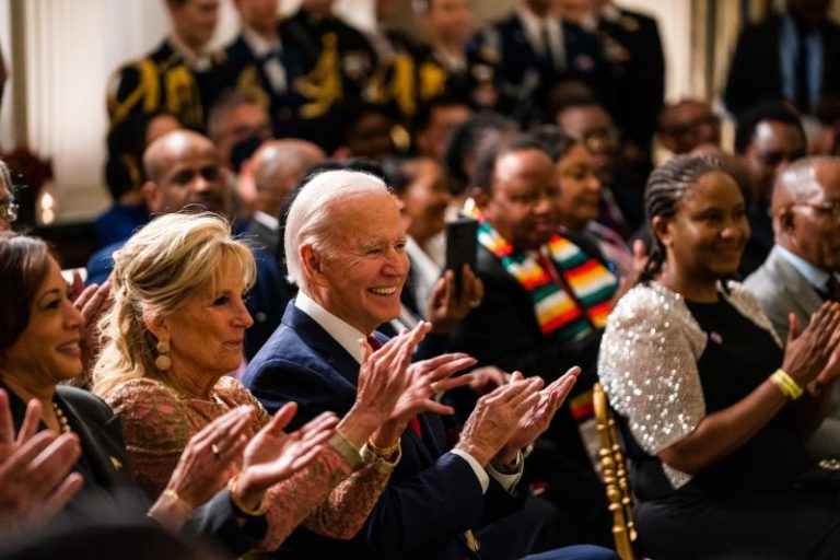 Biden welcomes Kenyan leader after failing to visit Africa as promised