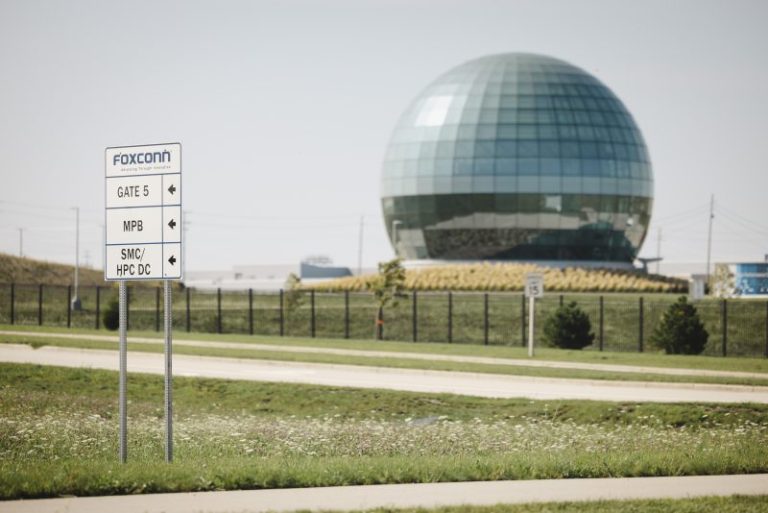 Biden touts Microsoft AI center on site of Trump’s failed Foxconn deal