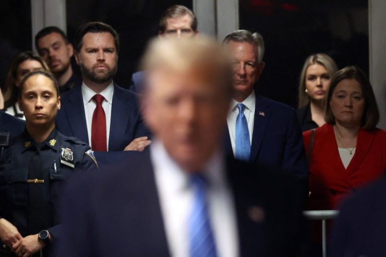 Trump is gagged. So his surrogates say the forbidden stuff for him.