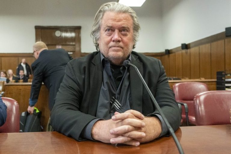 Bannon, heading to prison, says Biden withdrawal would backfire for Trump
