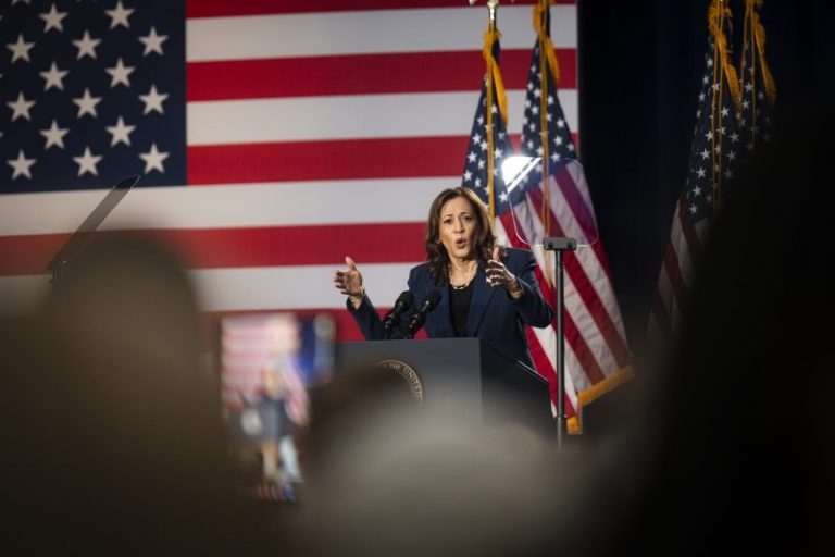 Harris addresses teachers ahead of meeting with Israeli prime minister