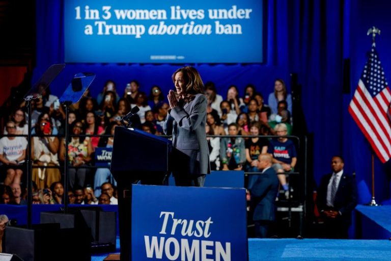 Harris voices support for eliminating filibuster to secure abortion rights